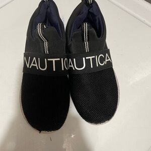 Nautica Men's Black Slip-On Sneakers